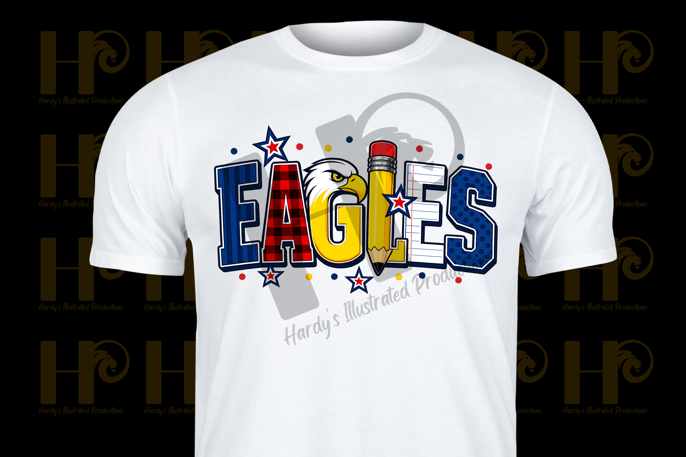 Eagle Mascot-Red