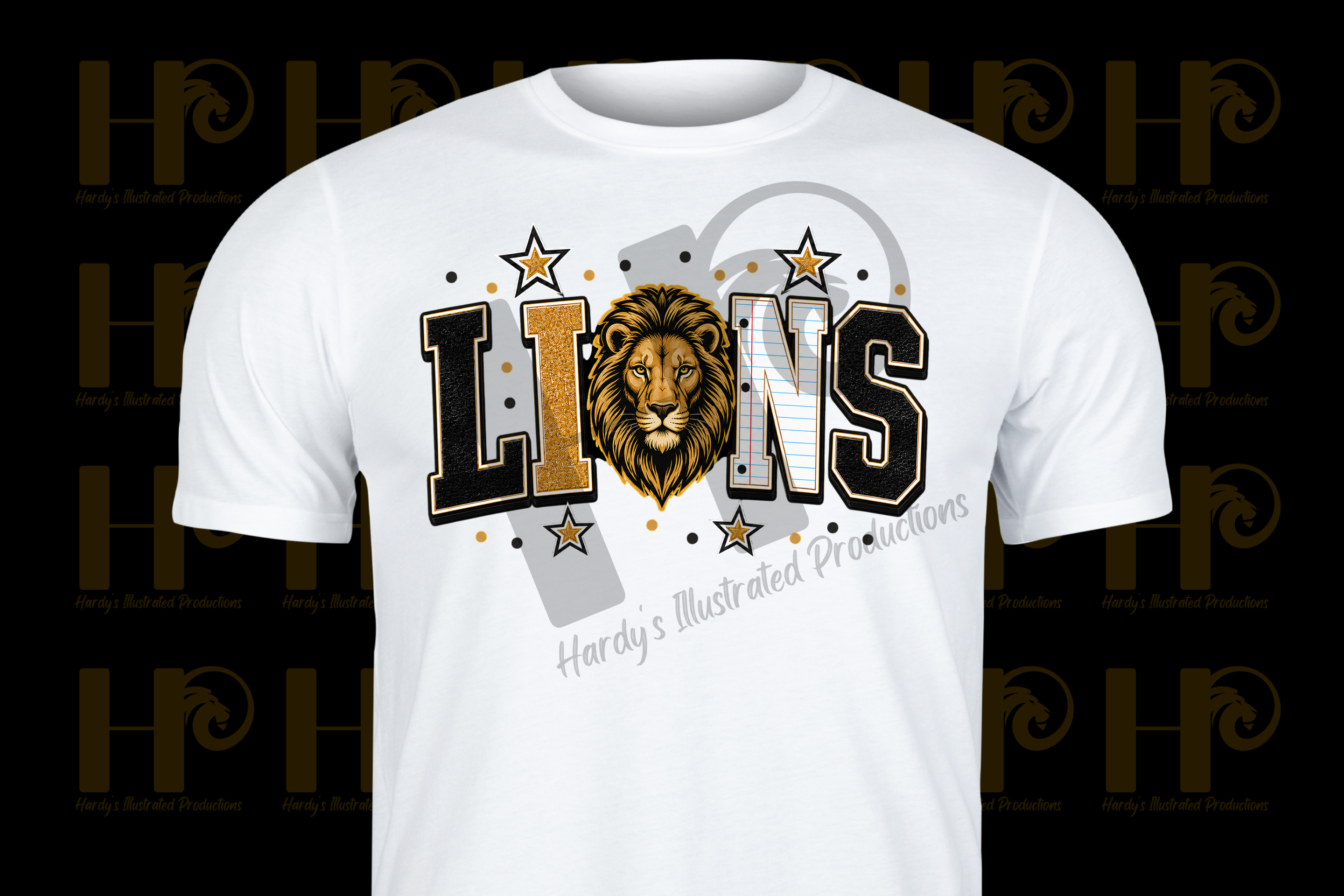 Lions Mascot -Black