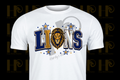 Lions Mascot -Blue