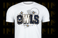 Owls Mascot Blue